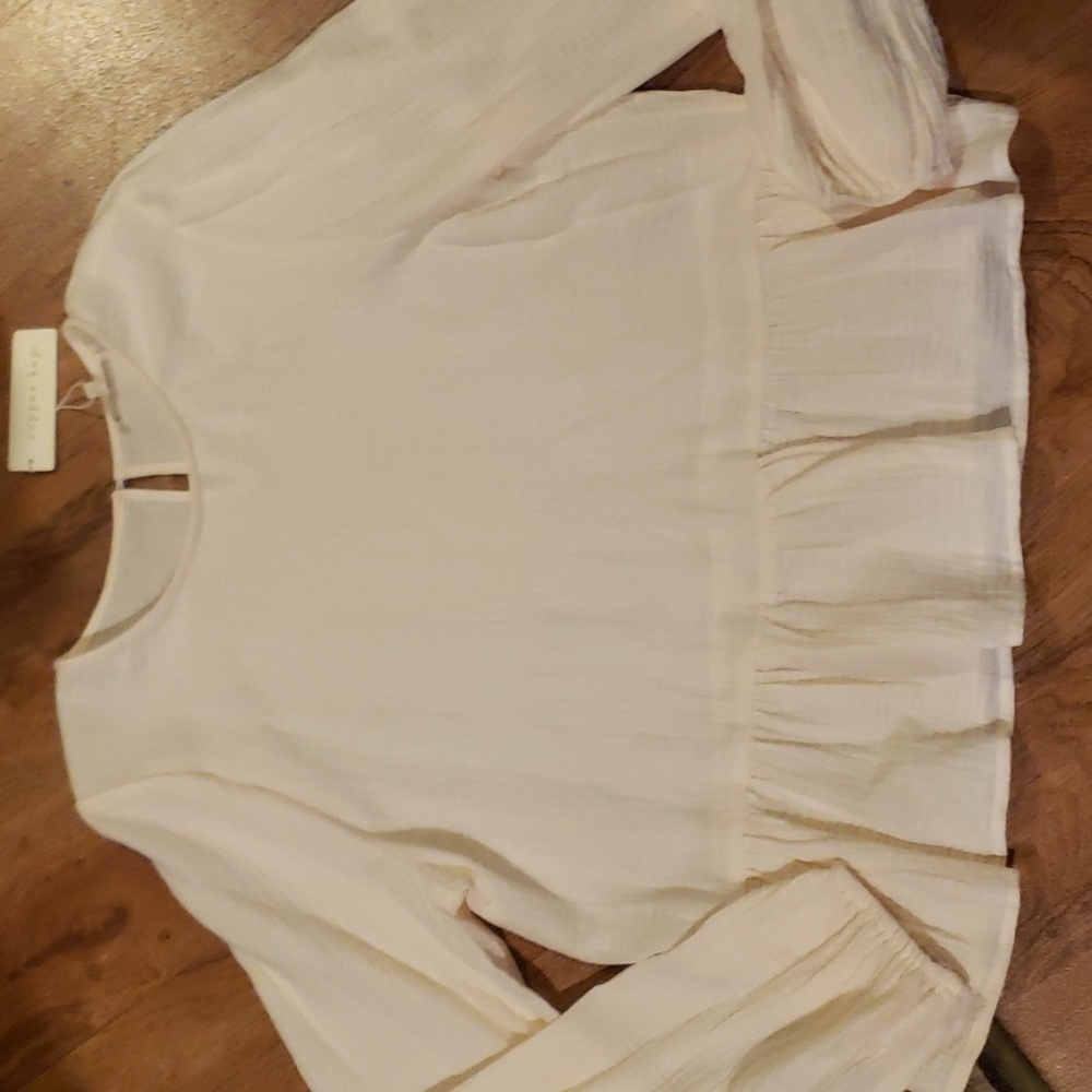NWT Copper Key cream top size XXL